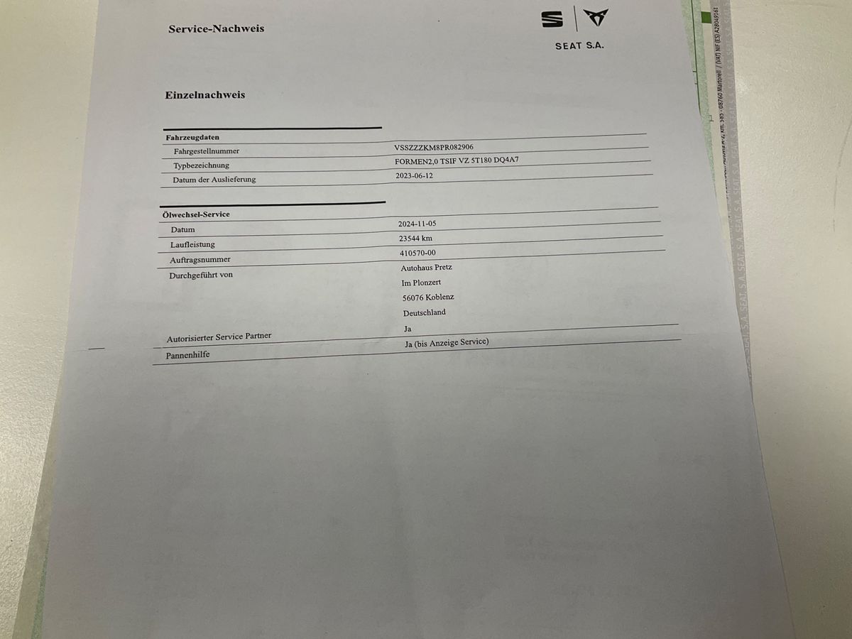 Cupra Formentor 2.0 TSI VZ DSG photo 14